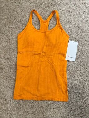 🍊 Lululemon Ebb to Street Tank — Citrus Sizzle